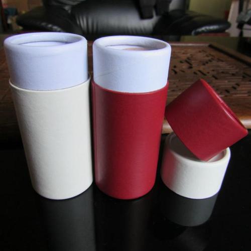 现货牛皮纸筒精油瓶圆筒包装茶叶化妆品沉香纸盒纸类包装容器中国